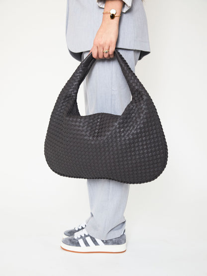 Everyday Leather Bag - Gray
