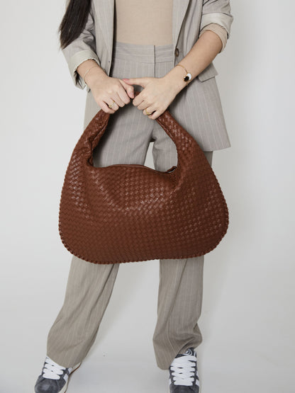Everyday Leather Bag - Camel